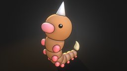 Weedle Pokemon cute, pokemon, weedle, creature, stylized