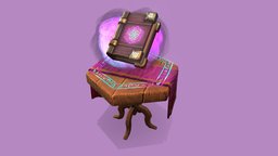 Spell Book prop, spell, stylised, blendernation, book, game, blender, art, pbr, stylized, fantasy