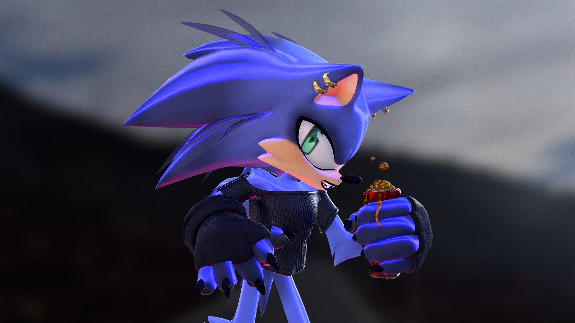 - Sonic DTIYS - 3D model by Teva (@TerrAxy) 3d model