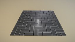 Pflasterstein Textur mit Normal Map floor, normalmap, normal-map, pflasterstein, low-poly, blender, texture