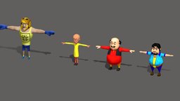 Motu Patlu toon, boxer, john, motu, cartoon, motupatlu, patlu, motu-patlu