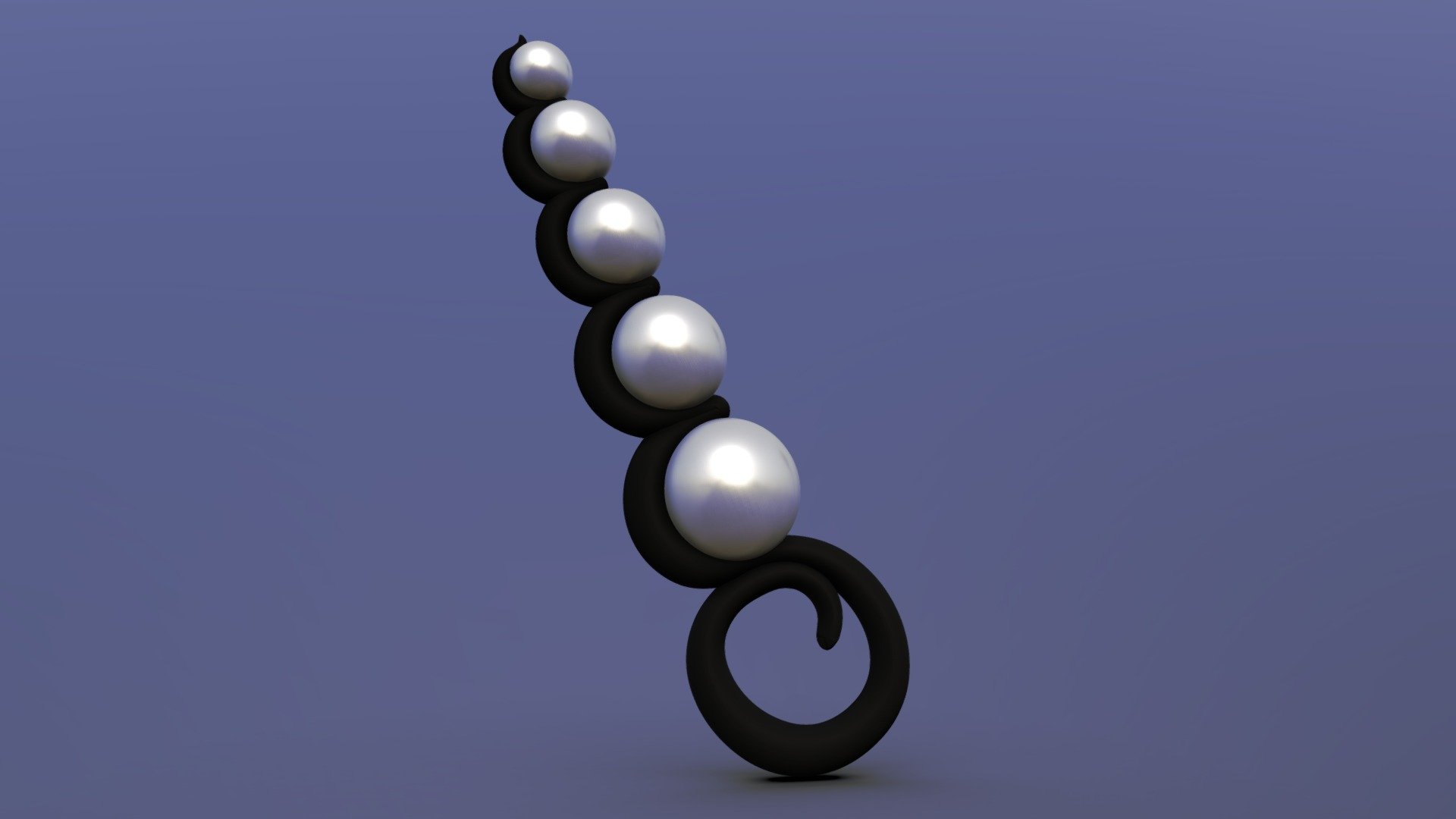 An elegant chain with beads of different diameters made of transparent silicone will give you the strongest pleasure. 



I made this interesting model for printing for my jewelry store.

Open for collaboration! - Sex toy with balls - 3D model by Kira (@GalaninaKira) 3d model