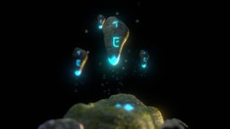 Magic Stone plant, nature, stone, fantasy, magic