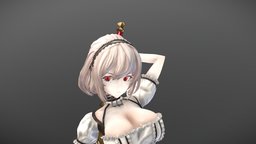 [Azur Lane] Sirius figure, sirius, maid, azur-lane, azurlane, substance, zbrush, sword