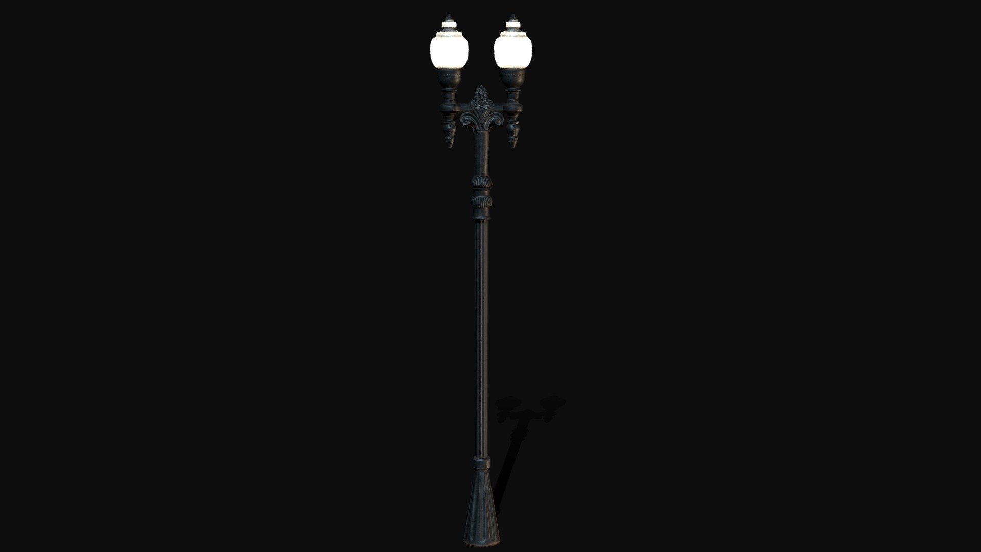 Grab it FREE on Artstation - https://www.artstation.com/a/20869995 - FREE Chicago Street Lantern Prop PBR 4K - 3D model by i_n_c_l_u_d_e 3d model