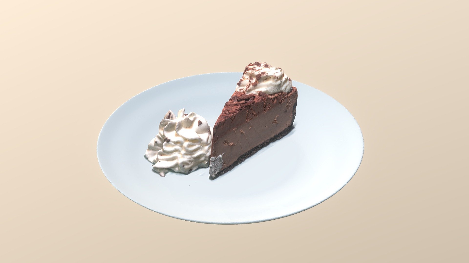 Cheesecake Factory rebuilt plate scan - Dessert For Breakfast - Download Free 3D model by Spenser C Dickerson (@sdimaging) 3d model