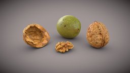 Walnut Pack food, walnut, fruit, shell, nut, seed, vegetable, kernel, noai