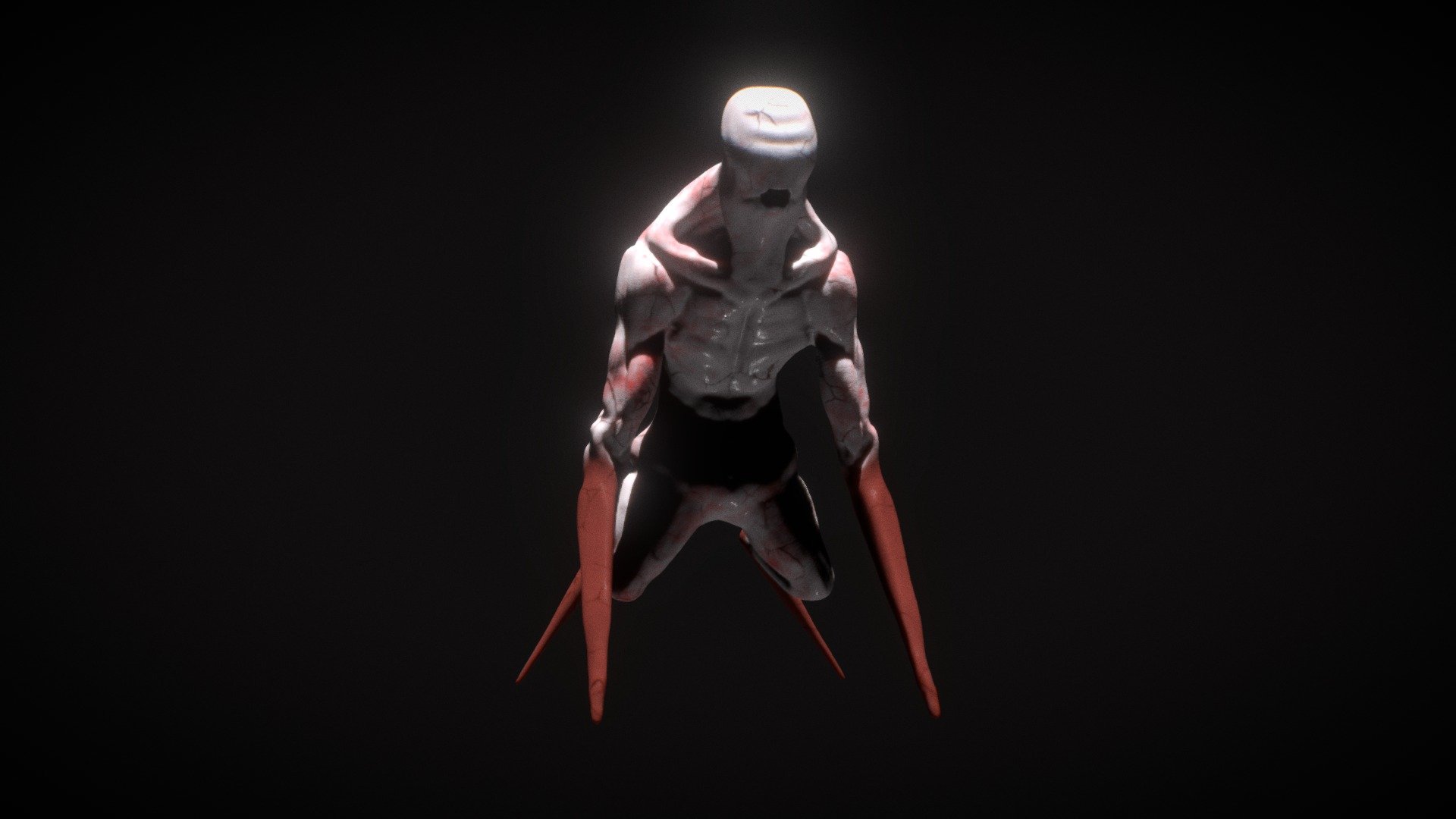 Quick lil creature sculpt i did based off of some concept art i saw online 3d model