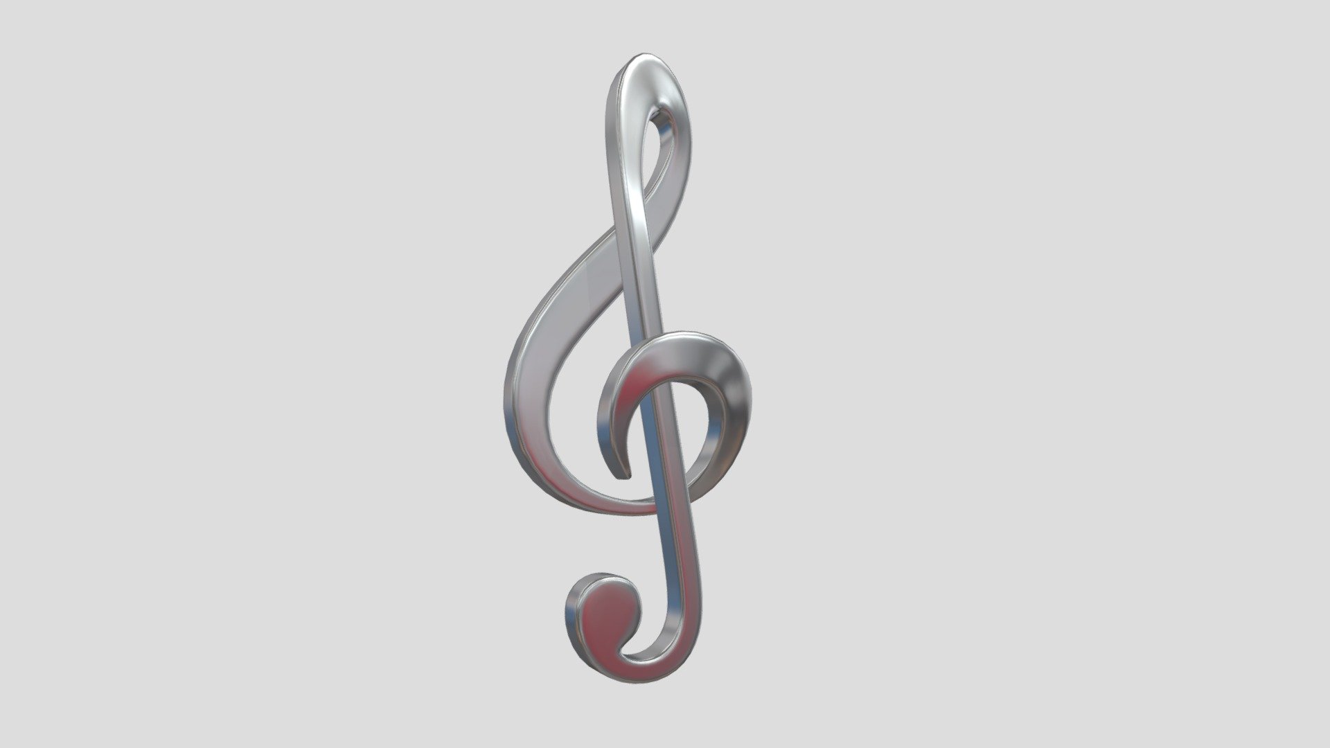 Printable 3d model of treble clef - Printable 3d model of treble clef - Buy Royalty Free 3D model by Rachelle Ete (@RachelleEte) 3d model