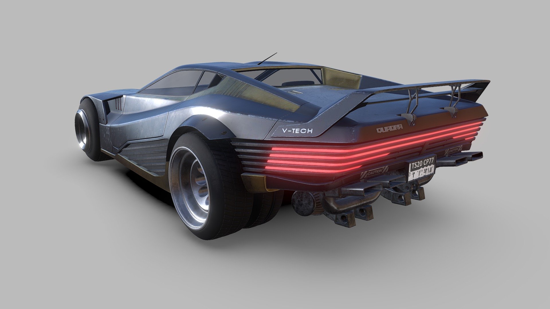 Quadra V-Tech from Cyberpunk 2077.
Was done in 3ds Max and Substance Painter - Quadra V-Tech - 3D model by Tenser 3d model