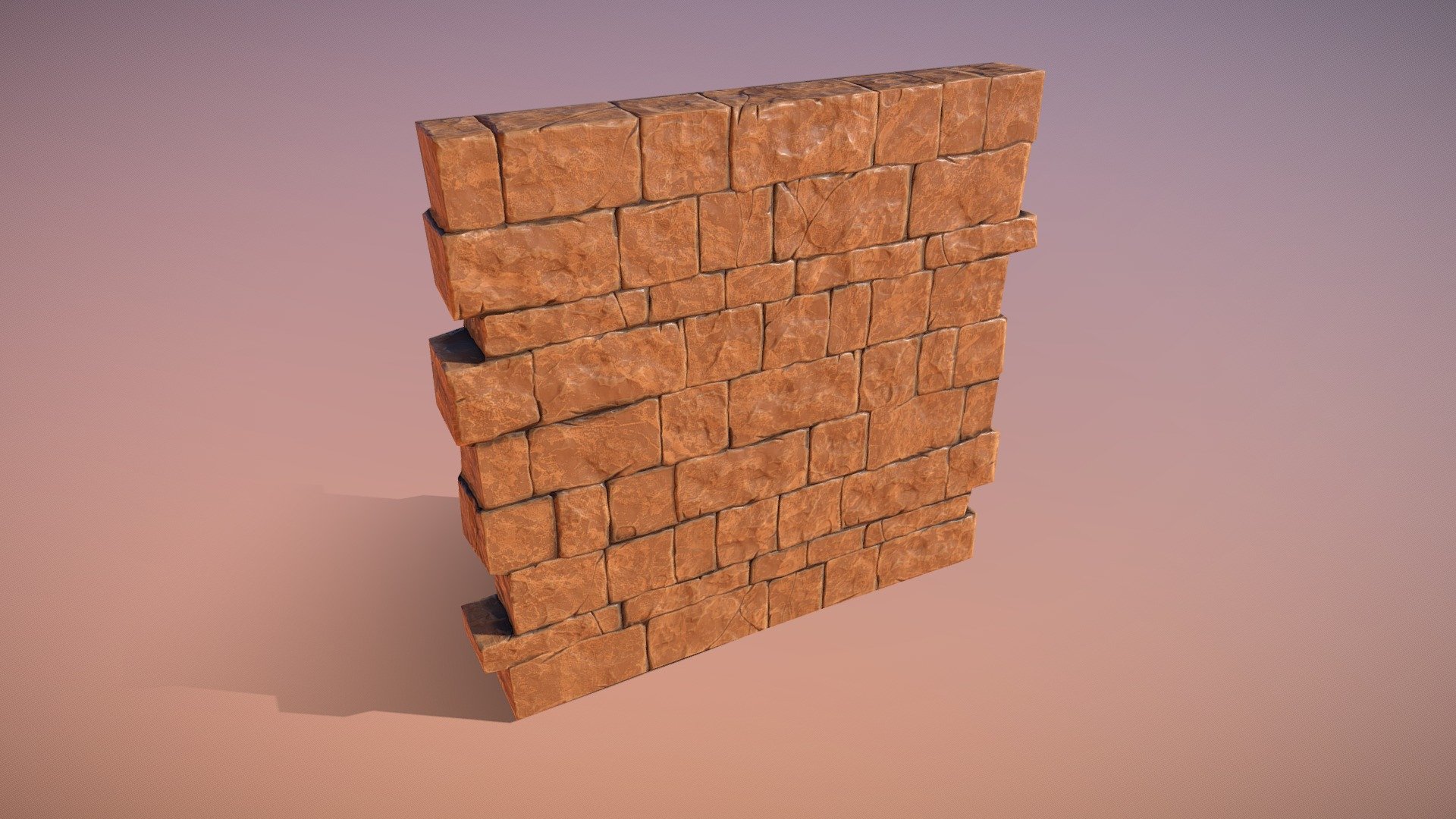 Some old and forgotten project, but still great stuff, if u ask me - Wall piece l Neat enviroment kit - 3D model by burnedhrum 3d model