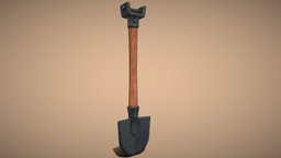 Spade spade, substancepainter, maya, 3d, zbrush, stylized