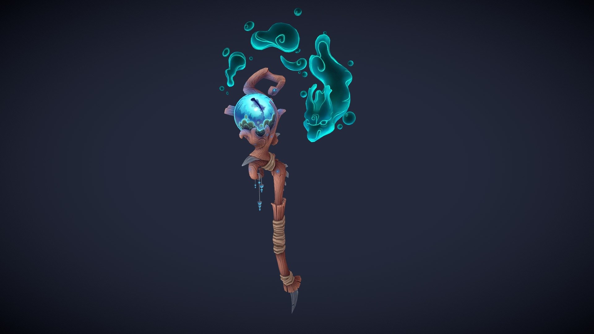 This is my final submission and the second prop for the artstation challenge &ldquo;Dragon's Rise: The Forgotten Realms