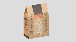 Supermarket Bread 04 Low Poly PBR Realistic drink, food, stand, shelf, rack, unreal, generic, item, store, display, market, ready, baked, vr, ar, beverage, supermarket, snack, retail, bread, realistic, engine, loaf, bakery, shelves, baguette, mall, grocery, wheat, crusty, unity, asset, game, 3d, pbr, low, poly, mobile, wood, "shop", "stogare"