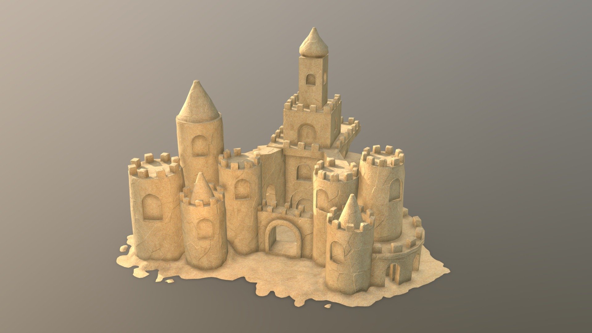 Model ready for subdivision. PBR textures include in archives - baked PBR textures (metall rough) and source tileable textures too (in subfolder) 3d model