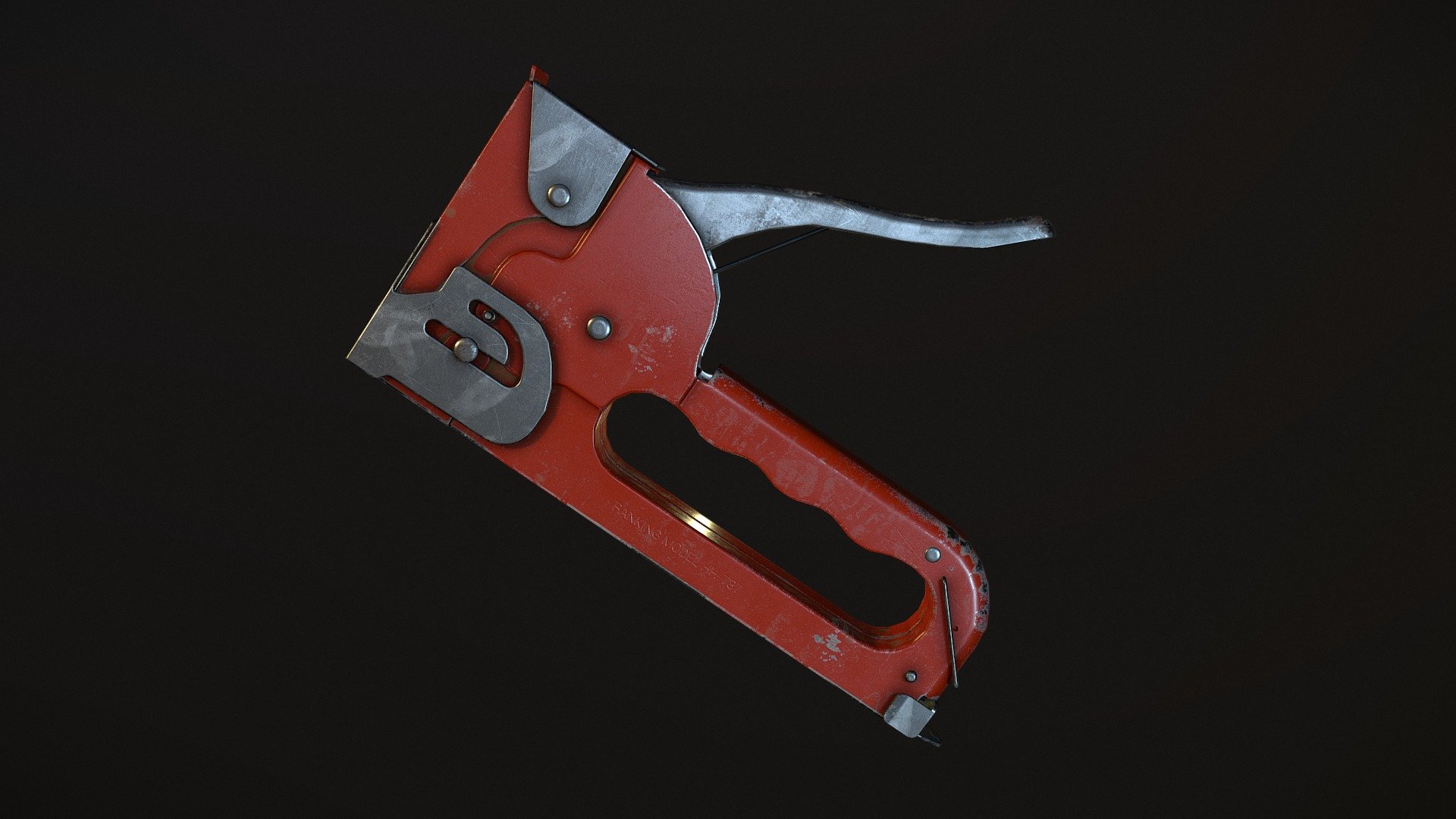 Staple Gun is a hand-held machine used to drive heavy metal staples into wood/plastic. 9.6K tris, PBR Specular/Glossiness. Map size 4096 x 4096.

.OBJ format

Artstation : https://www.artstation.com/artwork/5Xv6KA - PBR Staple Gun - Download Free 3D model by Ivan Kurniawan (@ivankurniawangg) 3d model