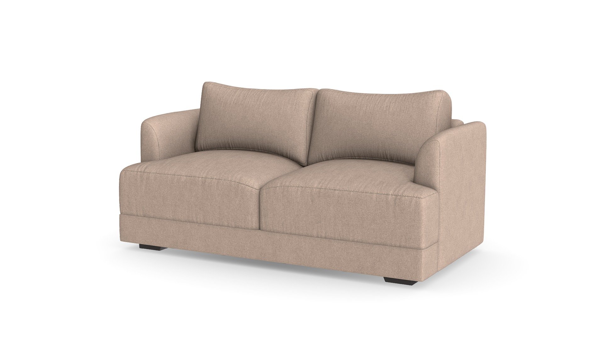 3510280_Sofa Daniel (Pocket) 2 Puestos Tela Kazan Camel P.Negra - Sofa Daniel (Pocket) 2P Tela Kazan Camel P.Negra - Buy Royalty Free 3D model by Inmersivo S.A.S (@tangibledesign) 3d model