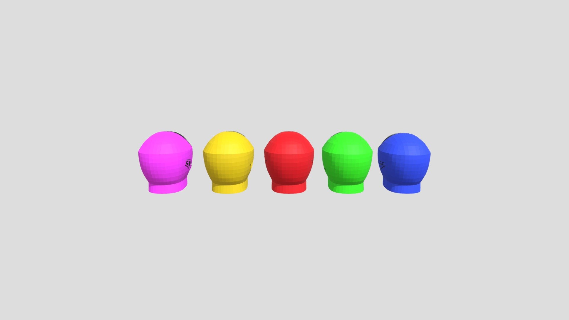 Battle Strike Team Space Deleter séries Helmet made in Blender. Can be exported to PDO to Pepakura 3d model