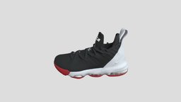 Nike LeBron 16 GS 黑白红_AQ2465-016 nike, gs, 16, lebron