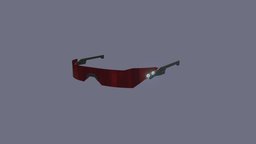 Futuristic SunGlasses fashion, cyberpunk, sunglasses, science-fiction, fashion-design3d, nft, sci-fi, nftart, sunglasses-lowpoly