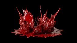 Crown Splash flow, effect, crown, fluid, wet, splash, reflection, water