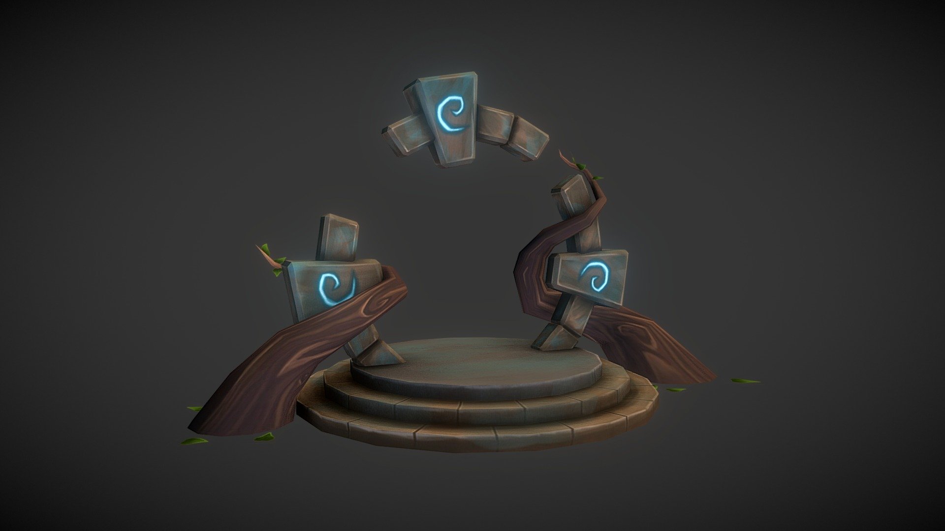 Portal inspired bij wow.
Handpainted in photoshop.
Modeled in 3Ds max.
I had a lot of fun working on this project 3d model