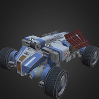 Rover wheels, rover, science-fiction, vehicle, scifi, space, modo