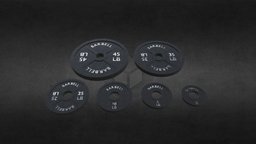 Weight Lifting Plates gym, lifting, weights, benchpress, asset, game