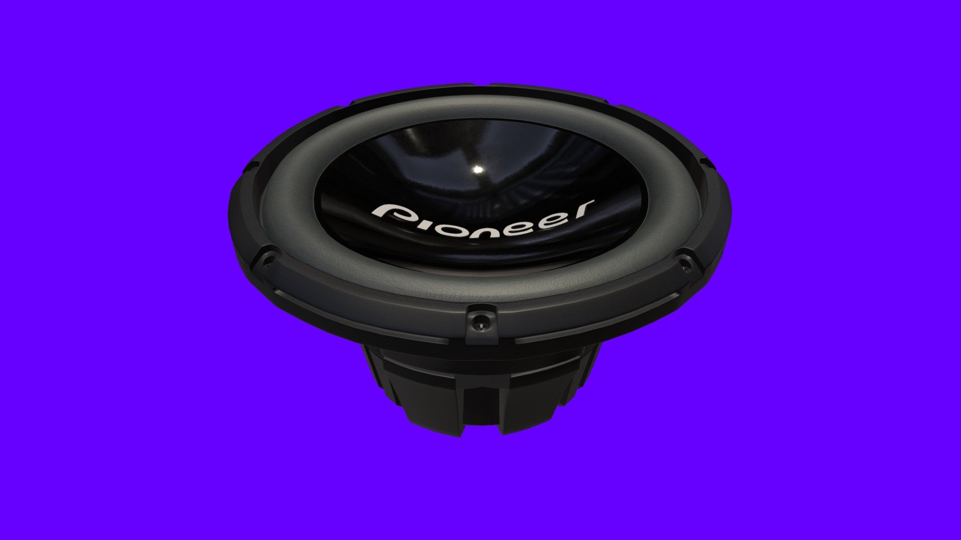 Subwoofer Pioneer Cara Preta  Blender 3d - Subwoofer Pioneer Cara Preta - 3D model by MCS3D (@mateusschw) 3d model