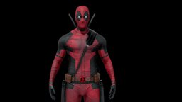 Deadpool marvel, deadpool, character, gameasset, gameready