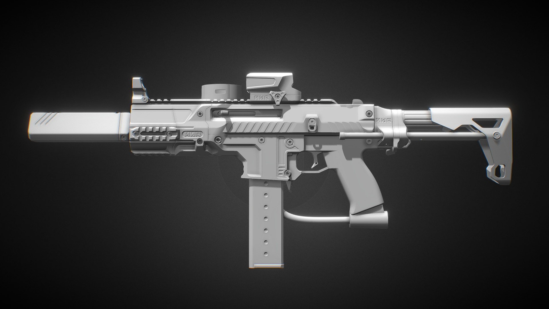 MWR Engineer Kit with extras // Check Anotations for details! - MWR kitted "Engineer" AR-Kit A5 - 3D model by MWR Paintball (@MWR-Paintball) 3d model