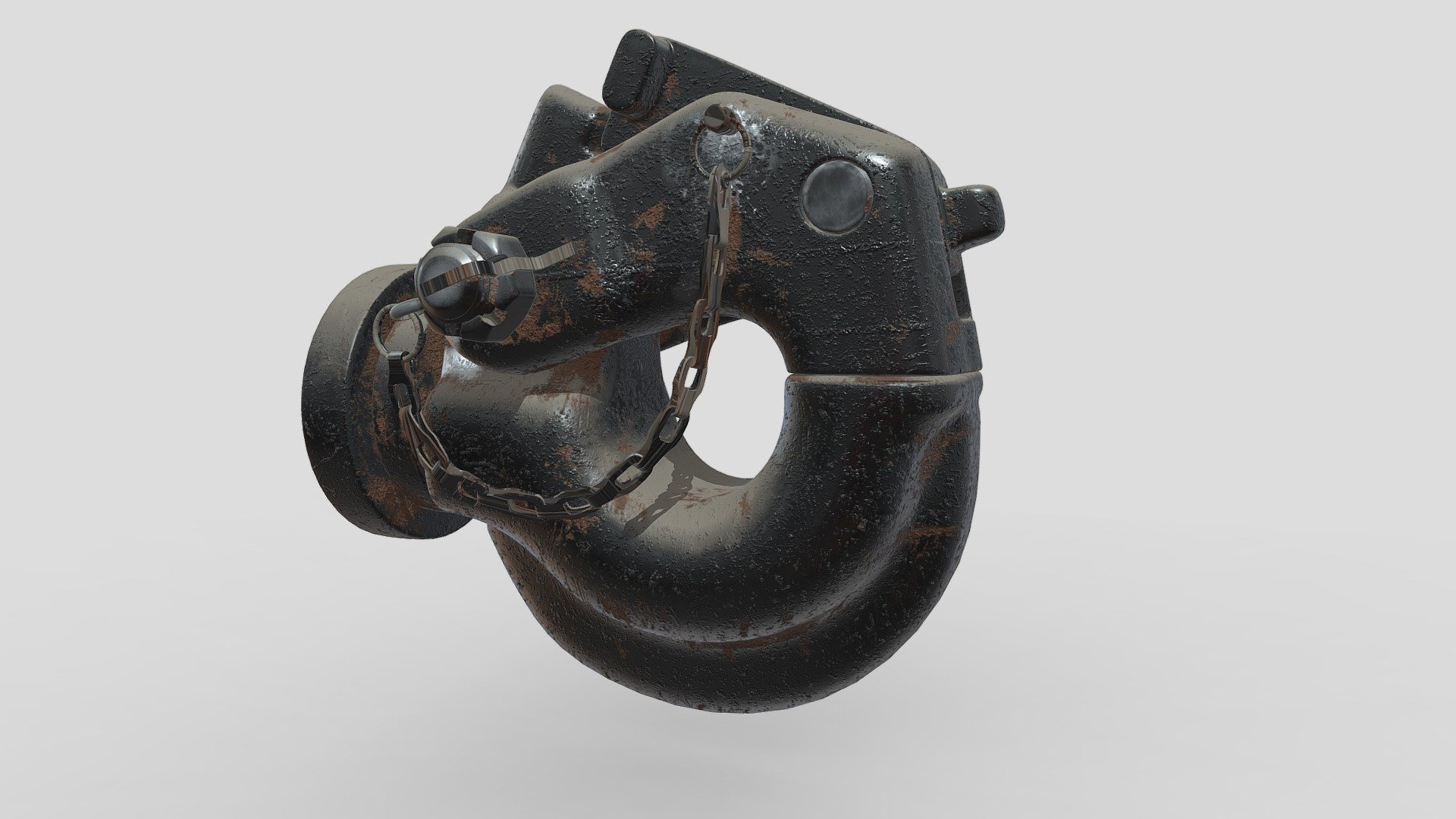 Фаркоп грузового автомобиля_v3 / Truck tow bar_v3 / Cargo hitch - Фаркоп грузовика_v3-1 /Truck tow bar_v3-1 - 3D model by StarTone 3d model