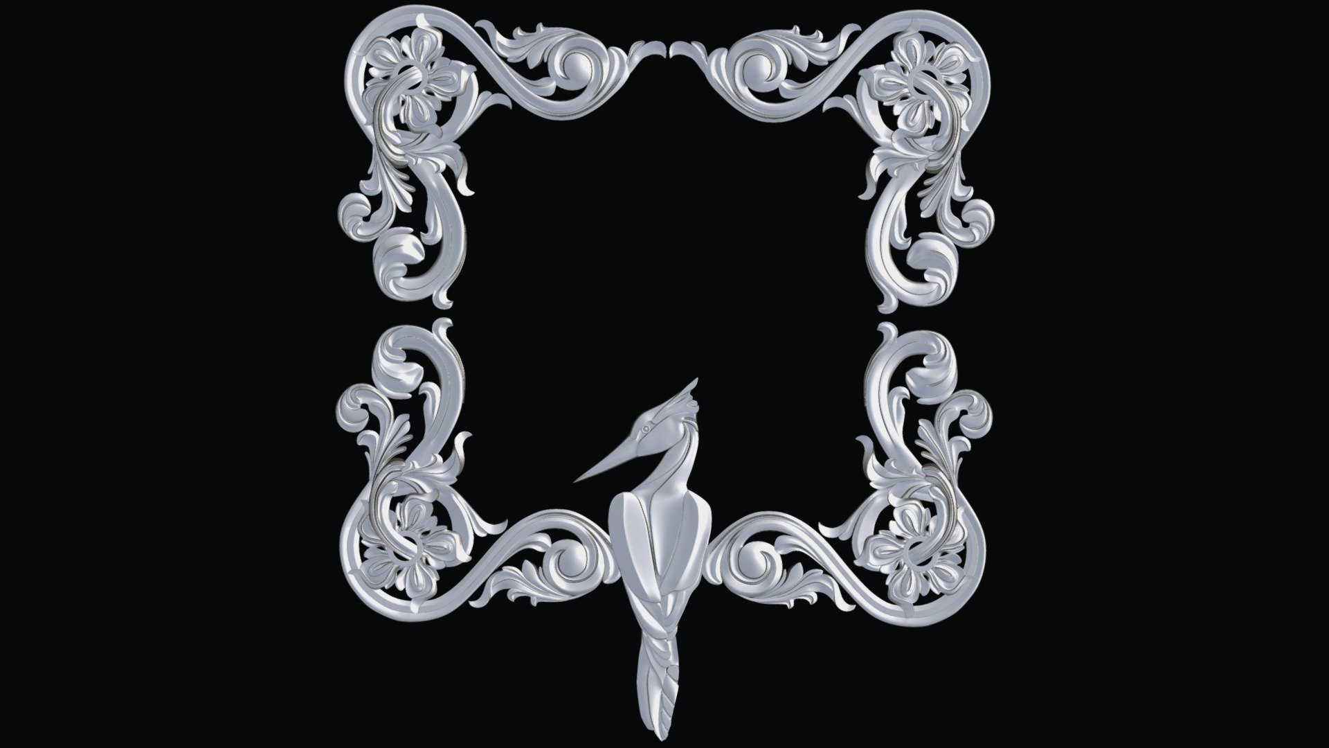 The model of the picture that was found in the internet 3d model