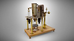 The Absolute Electrometer electricity, aluminium, brass, science, iron, technics, 1900s, glass, wood, steel