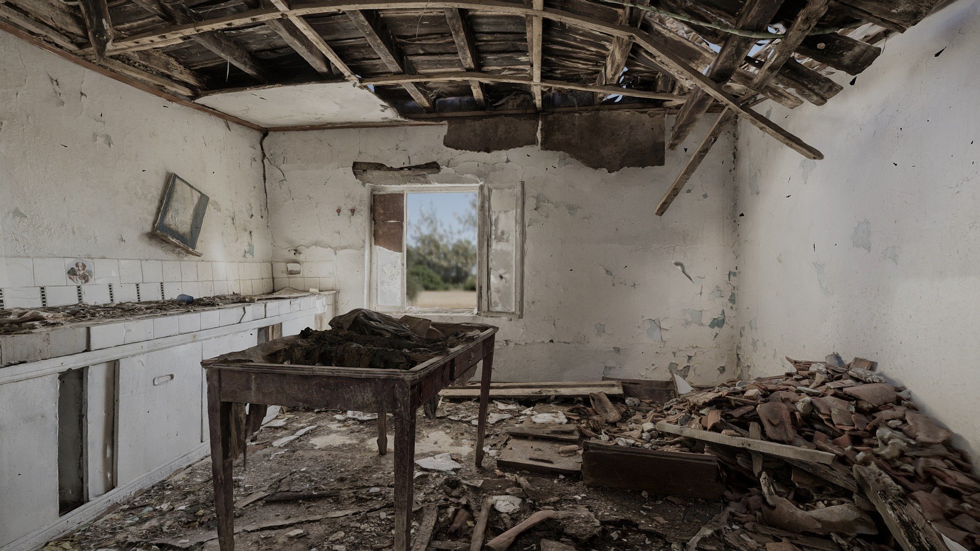 photogrammetry model of a room - abandoned_1 - Buy Royalty Free 3D model by 3Dog (@sakis259106) 3d model