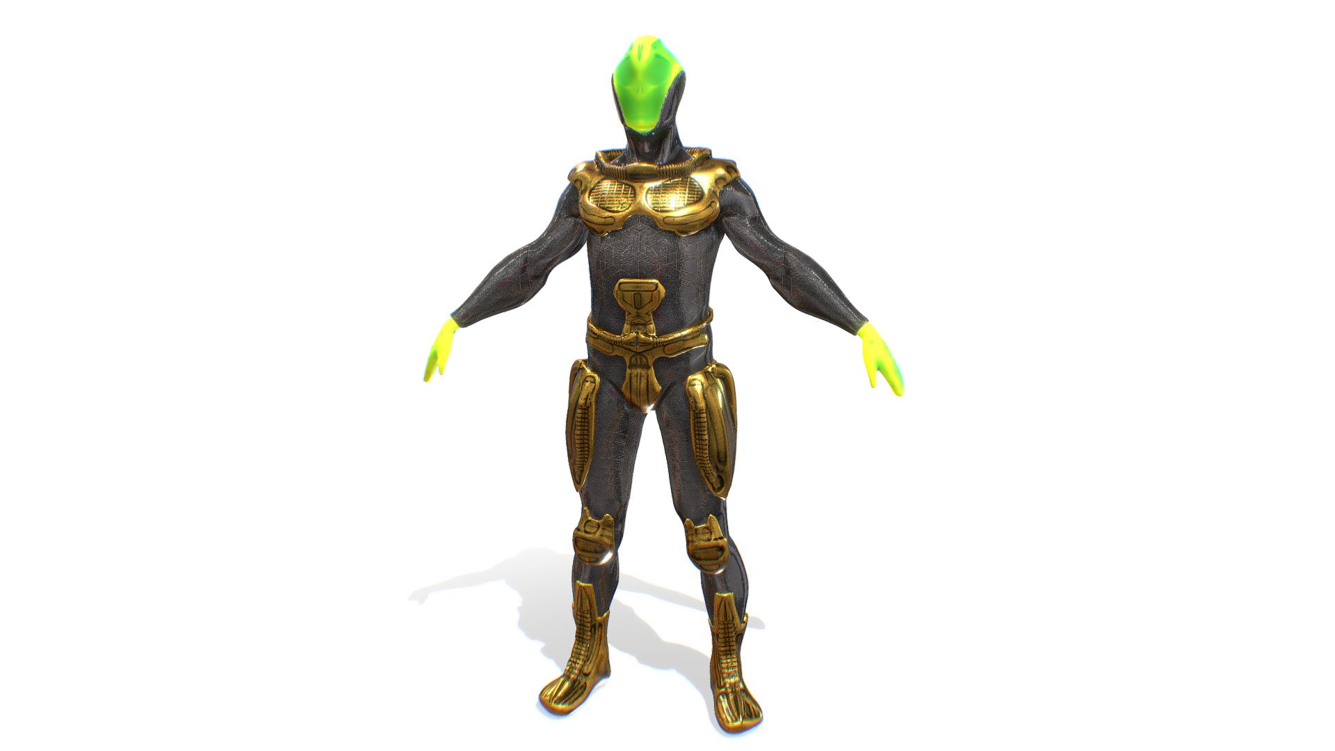 Individual parts ( Cloth, armor and body )

Digital painting in 3D Coat

PBR Textures ( 4096 px )

Quad Mesh

No rig

by Lucid Dreams visuals

www.luciddreamsvisuals.com.ar - Alien God - Armor Clothing - Buy Royalty Free 3D model by Lucid Dreams (@lucid_dreams_visuals) 3d model