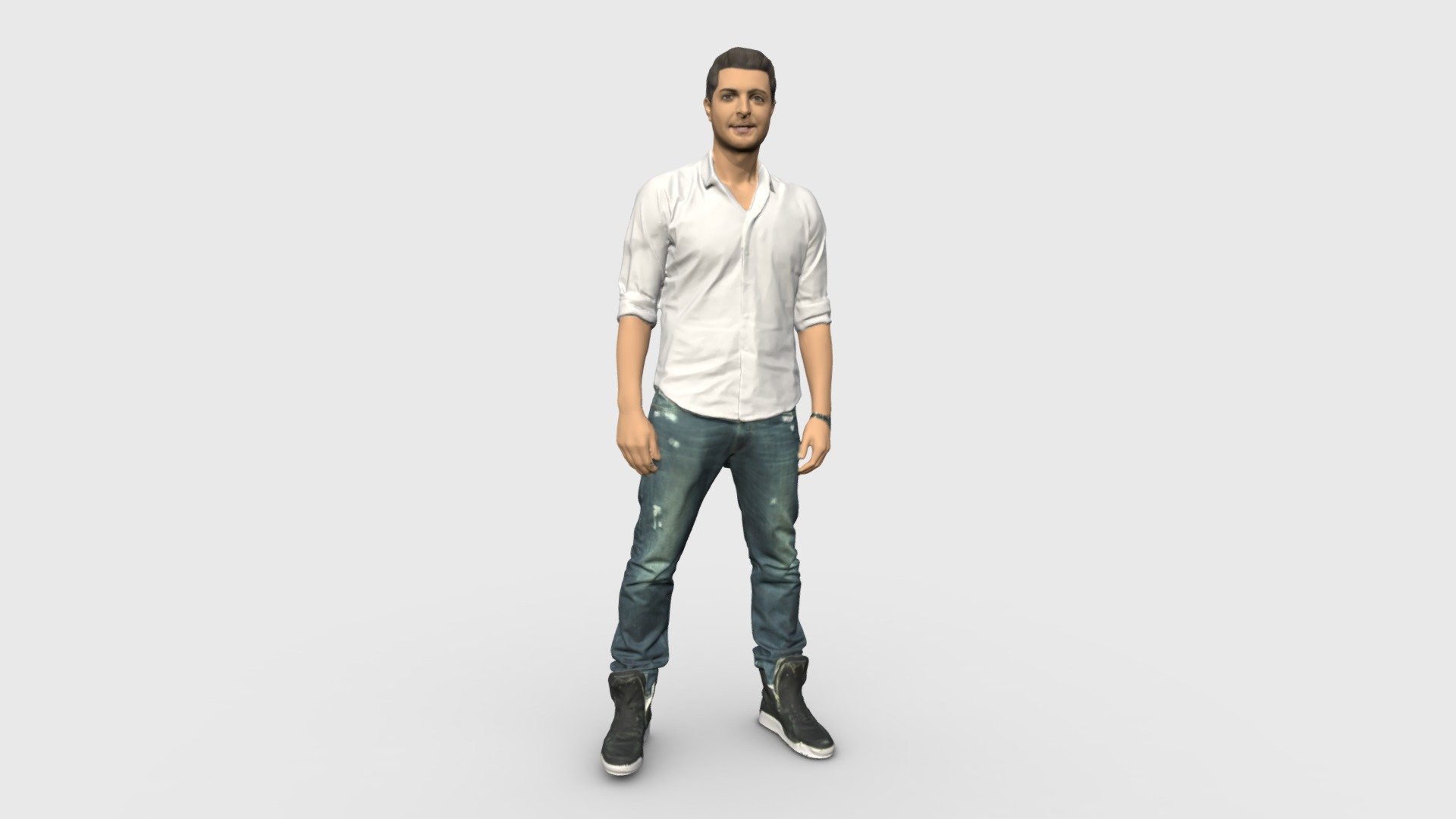 We provide unique 3d scanned models with realistic proportions for closeup and medium-distance views in artworks, paintings and classes. As well as architectural visualization projects.

Main features:




high-end realistic 3d scanned model;

realistic proportions;

highest quality;

low price;

saves you time for more time in landscaping and interiors visualization.

FEATURES 




3d scanned model 

Extremely clean

Edge Loops based

smoothable

symmetrical

professional quality UV map

high level of detail

high resolution textures

real-world scale

system unit: cm

TEXTURES 




Textural Resolution: 4096 x 4096

Color Map

The model is suitable for stereolithography 3d printing 

The model is also ready for fullcolour 3d printing - DJ Fenics 0429 - Buy Royalty Free 3D model by 3DFarm 3d model
