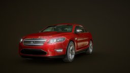 Taurus SHO 2010 ford, sedan, detailed, american, taurus, v6, highpoly