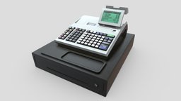 Cash Register coin, money, point, smart, store, business, sale, cash, pos, register, shop, of, screen
