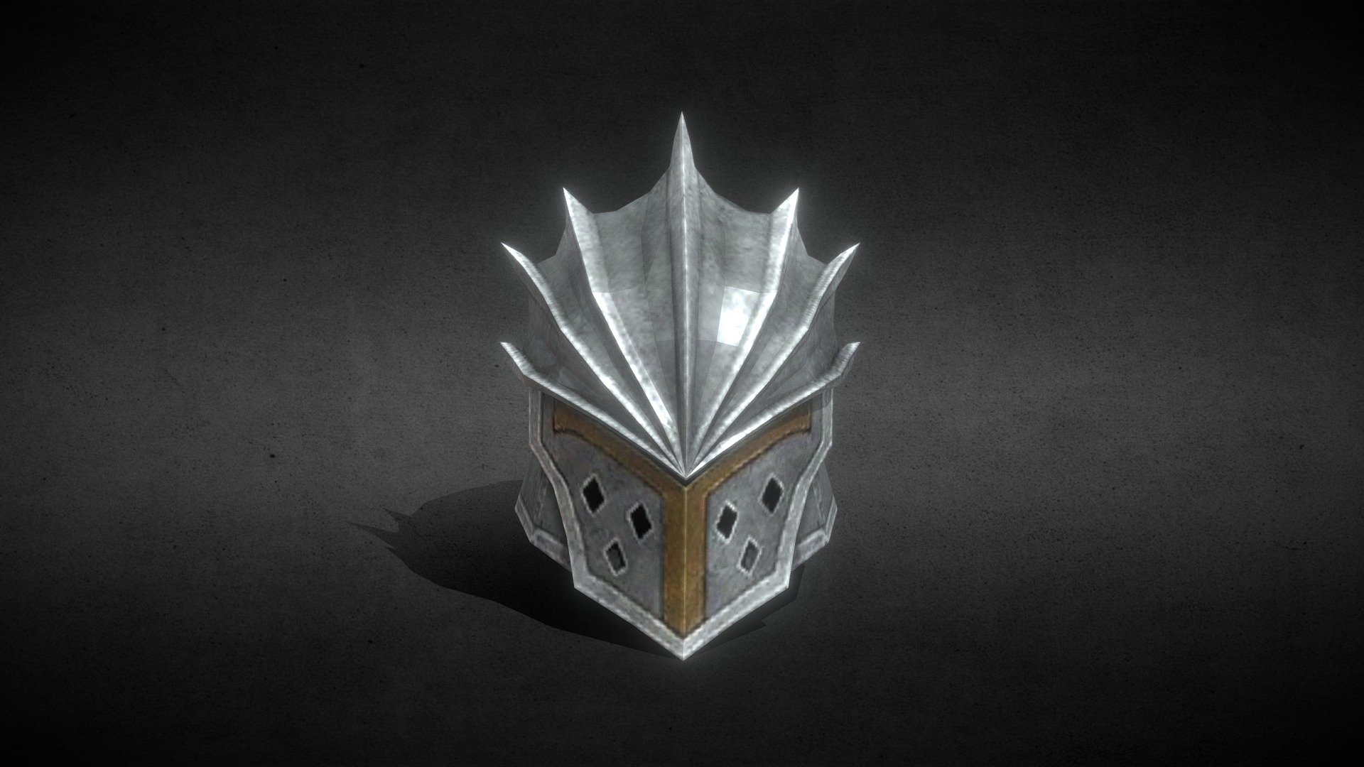 A helmet belonging to the inmortal lord set from shadow fight 3 - Helmet - Download Free 3D model by Shadow Models 3D (@shadowmodels3d) 3d model