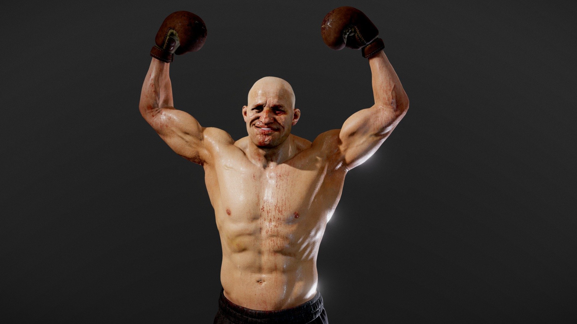 Weekend head sketch that evolved into this.

Some renders here:
https://www.artstation.com/artwork/zDWygQ

https://www.instagram.com/el_nibbio/ - Pugile (Boxer) - 3D model by el_nibbio 3d model
