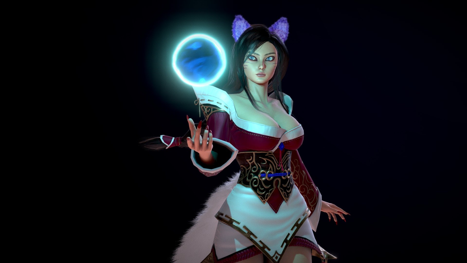 League of Legends character 3d model