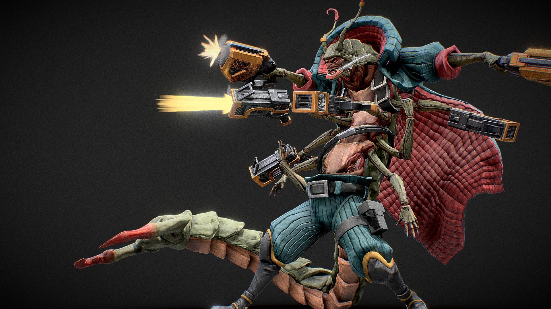 Done for the Artstation Challenge - Grand Space Opera

Based on a original concept by Morgan Howell.

More info, shots, renders and process on my Artstation Challenge page.

https://www.artstation.com/contests/grand-space-opera-light-age/challenges/96/submissions/59754 - Morgan Howell's Exterminator - 3D model by Tarik Takasu (@tarik_takasu) 3d model