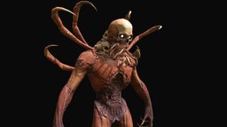 mutant 10 DSpace dead, reaper, mutant, scy-fi, lowpoly, design, monster, space, gameready