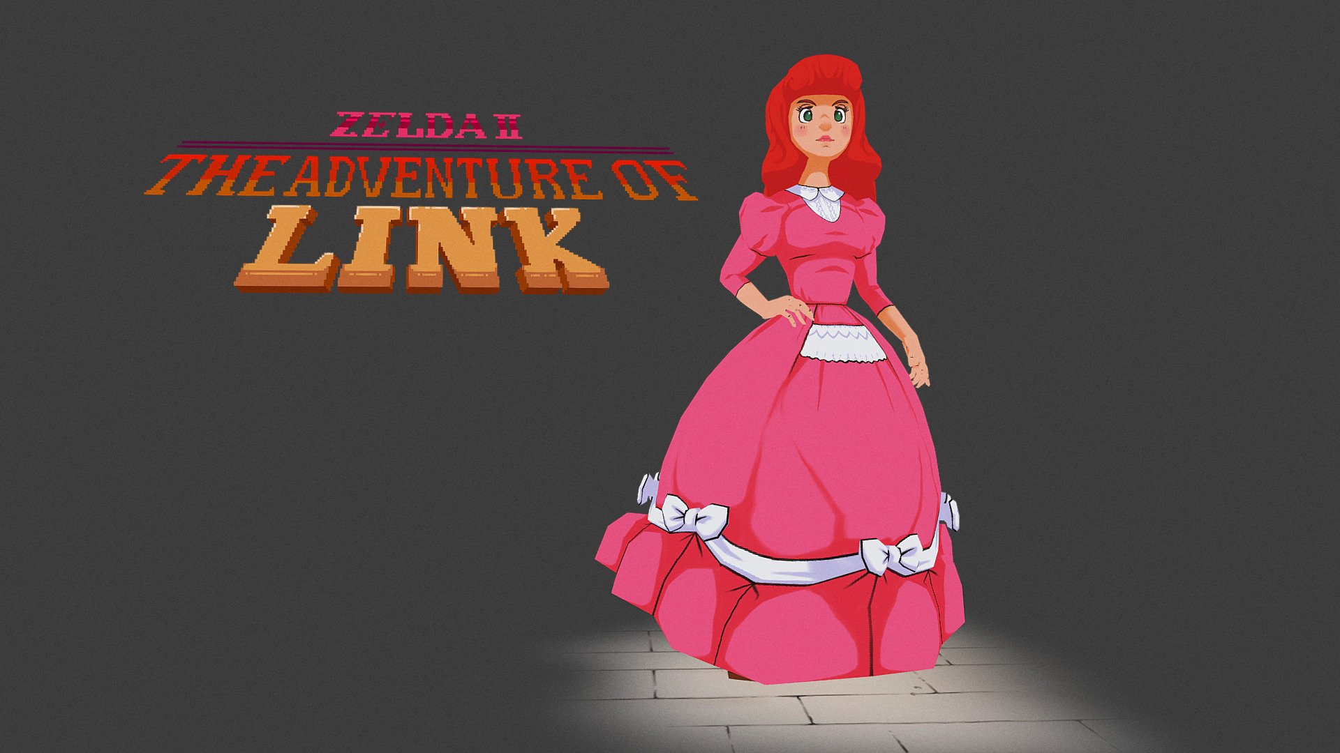 Zelda II: Adventure of Link Remake - Zelda for my new Zelda II Remake attempt:
https://discord.gg/BhNJUrRsBy
https://youtu.be/JCfDcnuFbvo
This time I had to be more creative - there's literally no clear or even just frontal shot of Zelda in the manual.
Made in Blender 3d model