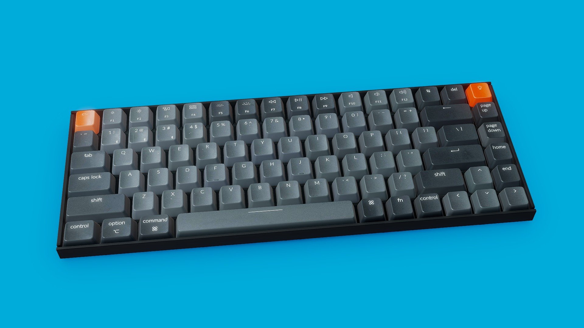 A Minimalistic Modern Wireless Keyboard 3d model