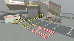 Car Parking Prop prop, props, game-asset, blender, lowpoly, carparkingprops, carparkinggame, carparking