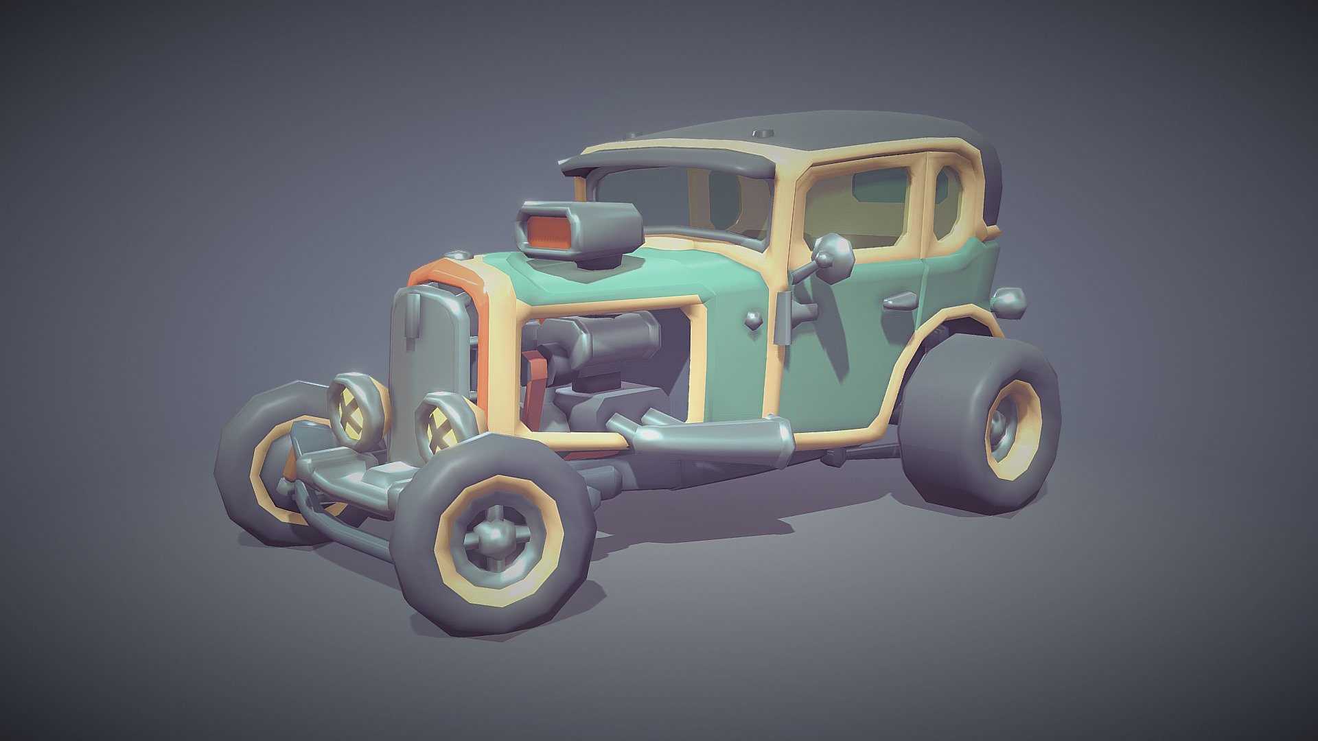 Hot Rod Constructor - Dragster - 3D model by Slava Z. (@slava) 3d model