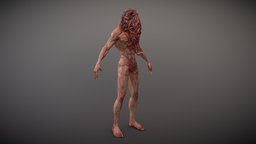 Grandis Naribus body, figure, mutant, bodyhorror, elephantman, creature, zbrush, monster, human, horror, noai