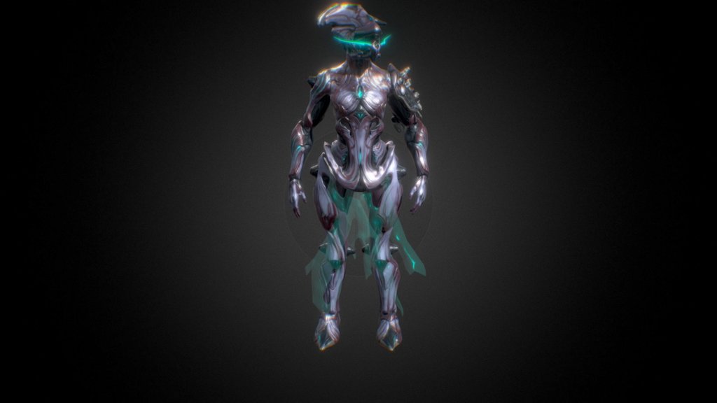 An Alt Skin &amp; Helmet For Ivara - Warframe Tennogen - Steam Workshop - Ivara "Arcuata" - Skin & Helmet V2 - 3D model by Marco_Hasmann 3d model